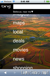 Bing Mobile（HTML 5 版）更新：社交、新闻、地图与本地