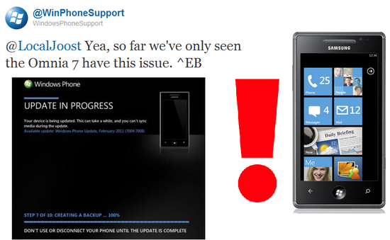 先于“NoDo”更新，微软发布首个 Windows Phone 7 更新