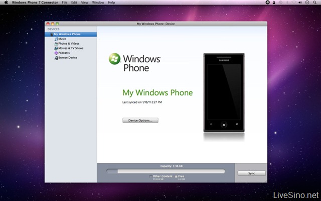 Windows Phone 7 Connector 正式版发布，并进驻 Mac 应用商店