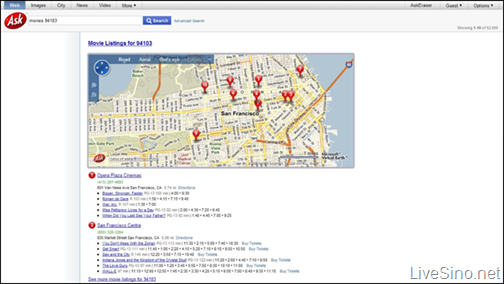 Ask.com 地图系统平台迁移至 Virtual Earth 平台