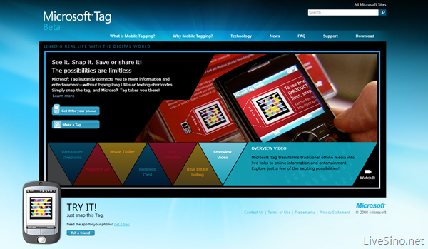 CES 2009 — Microsoft Tag