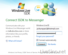 新 Windows Live 开发者中心上线，Messenger Connect Beta 发布