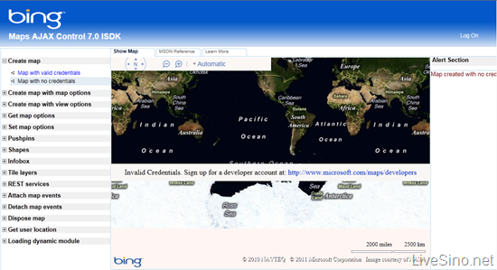 Bing Maps AJAX 地图控件更新