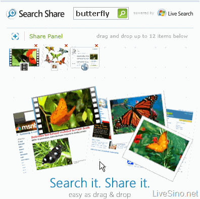 Facebook 应用：Search Share