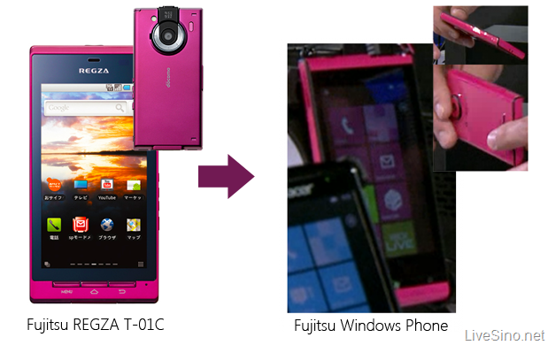 富士通新防水 Windows Phone 芒果手机基于其 REGZA 手机？