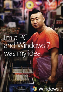 Windows 7 广告之 Windows 7 was totally my idea 