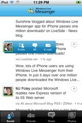iPhone 版 Windows Live Messenger 体验