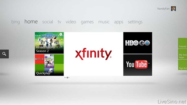 微软、娱乐合作伙伴宣布 Xbox LIVE TV 计划
