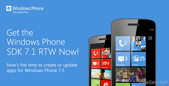 Windows Phone SDK 7.1 开发工具正式发布（RTW）