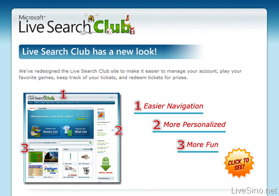 Live Search Club 站点更新