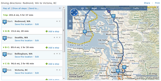Virtual Earth, Live Search Maps, API 更新及新功能介绍