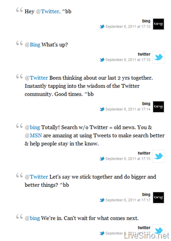 Twitter 与微软 Bing 的对话–双方合作已续约