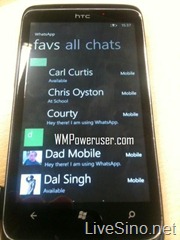 WhatsApp 应用即将登陆 Windows Phone 7.5 平台