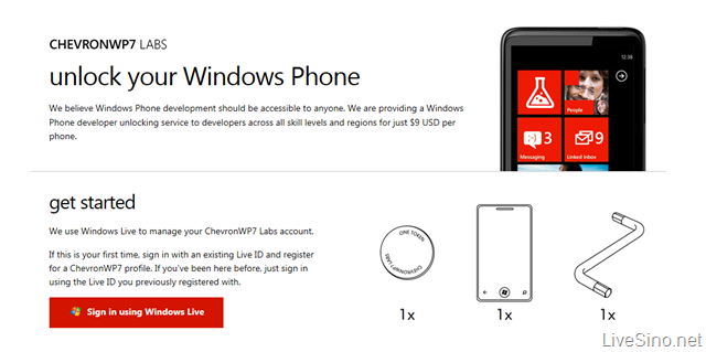 官方认证 Windows Phone 解锁服务 ChevronWP7 Labs 正式推出