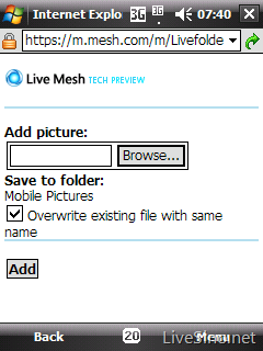 微软开放 Live Mesh 移动版访问