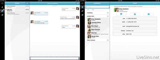 Lync 2010 for iPhone & iPad 应用已经发布，可下载