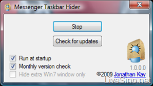 Messenger Taskbar Hider：隐藏任务栏中 Messenger 主窗口图标