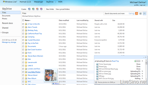 SkyDrive 重大更新：AJAX 支持、文件多选、HTML 5 上传、PDF 原生支持等