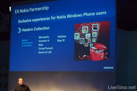 EA 与诺基亚合作为 Windows Phone 带来多款知名游戏
