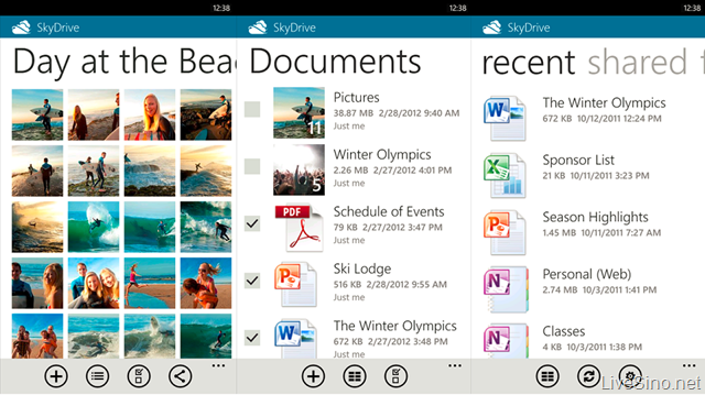 官方 SkyDrive for Windows Phone 应用更新至 2.0 版