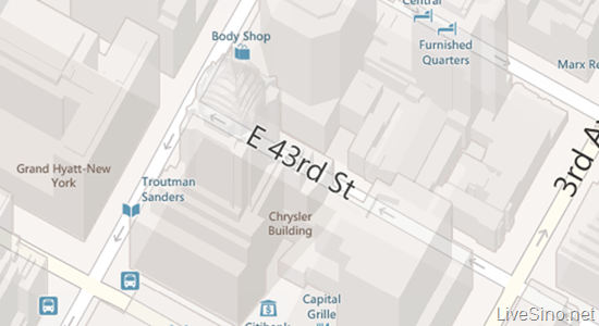 Bing Maps 更新，加强室内地图并增加 3D 建筑