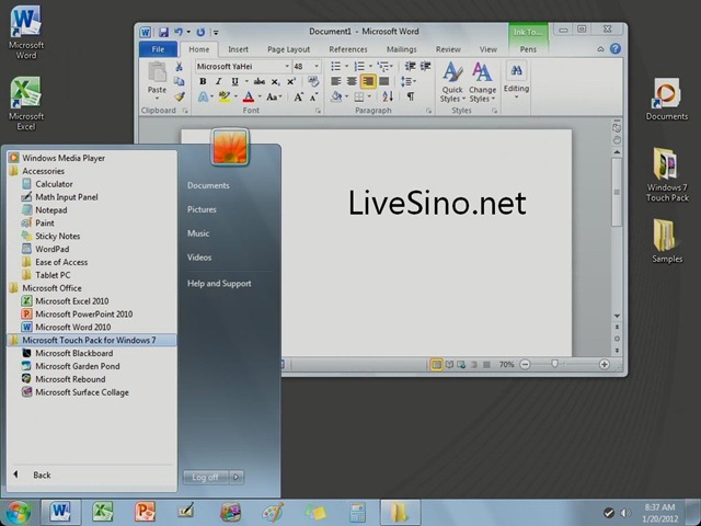 OnLive Desktop 应用已可下载 - iPad 上使用 Windows 7 和 Office 2010
