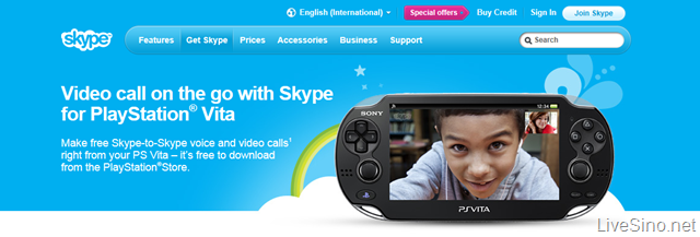 Skype 登陆 PS Vita