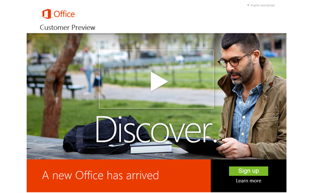 下载 Office 2013 预览版