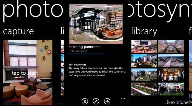 终于，Photosynth for Windows Phone 发布，免费下载
