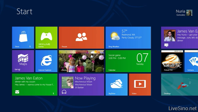 微软正式发布 Windows 8 消费者预览版