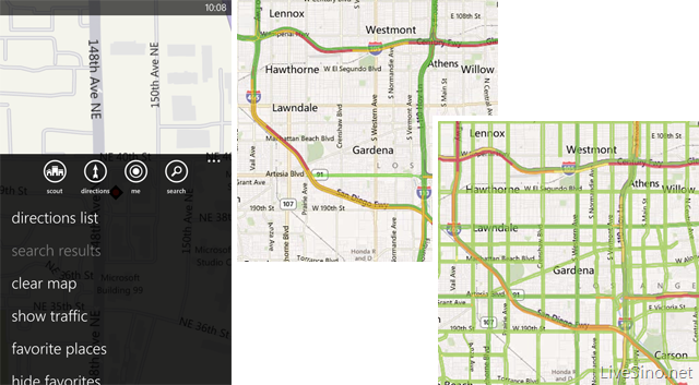 Windows Phone 地图实时交通也已由诺基亚地图驱动
