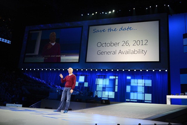 微软：Windows 8 将于 10 月 26 日上市