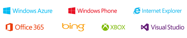 BUILD 2012 网站展示新微软产品 Logo