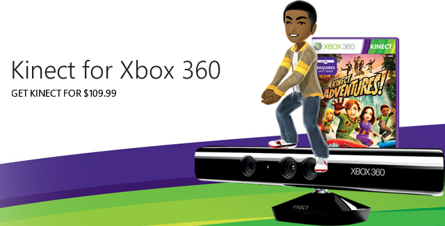 Kinect 降价；Xbox 360 Essentials Pack 宣布