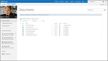 SkyDrive Pro 将是 SharePoint 服务的一部分