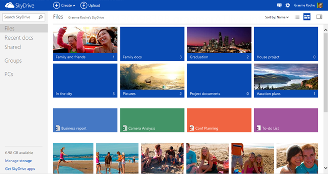 SkyDrive 重大更新：Metro 界面、客户端、Android 应用、API