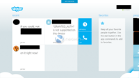 Skype for Windows 8 Metro 风格应用截图泄露，另附演示视频