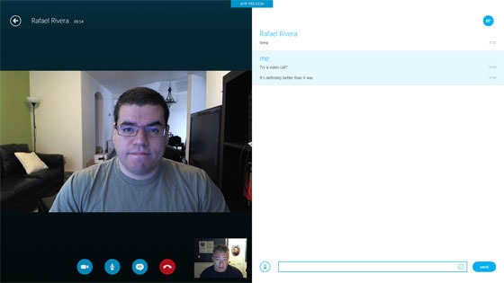 Windows 8 版 Skype 应用体验（二）