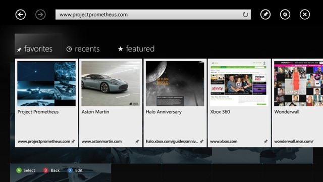 2012 Xbox LIVE 更新公开测试申请，包括 IE for Xbox [已结束]