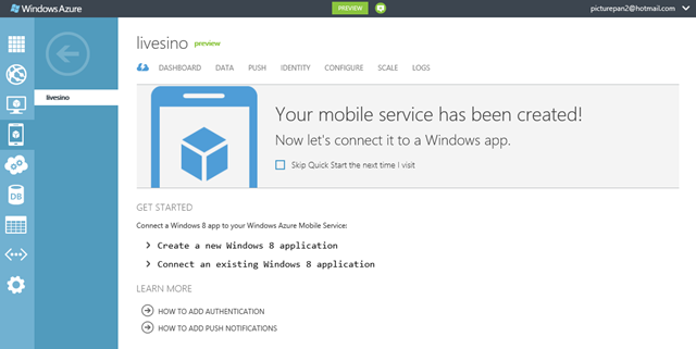 微软通过 Azure Mobile Services 云服务简化 Windows 8 应用开发