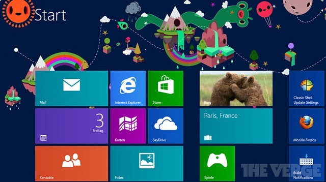 告别单调图案，全新 Windows 8 开始屏幕背景