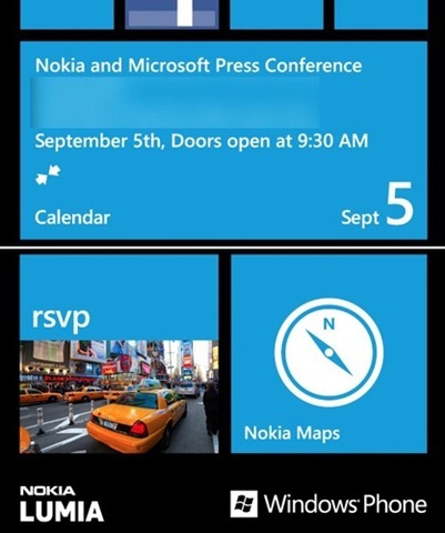 微软和诺基亚送出 9 月 5 日 Windows Phone 8 发布会邀请