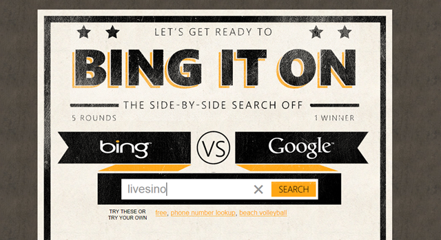 Bing 发起 Bing It On 活动，搜索引擎盲测挑战