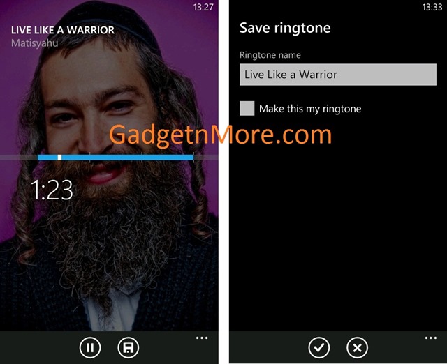诺基亚 Windows Phone 7.8 铃声制作应用截图泄露