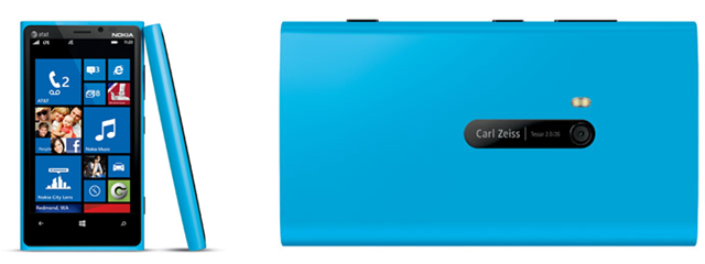 AT&T 宣布 Lumia 920/820 11 月上市，包括湖蓝色