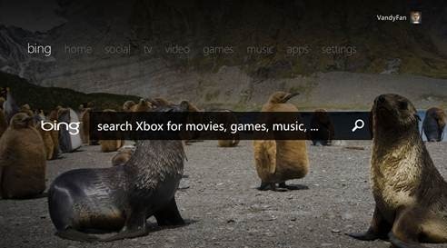 Bing 宣布其在最新 Xbox LIVE 中的更新细节