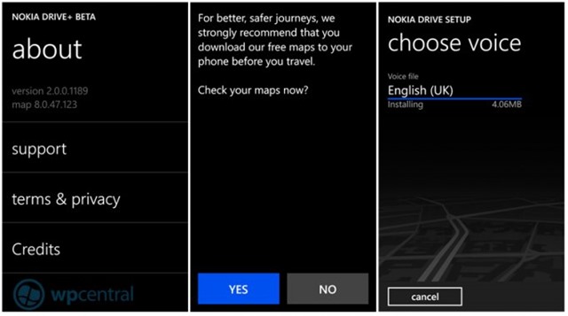 诺基亚驾车增强版 Nokia Drive+ 测试版体验