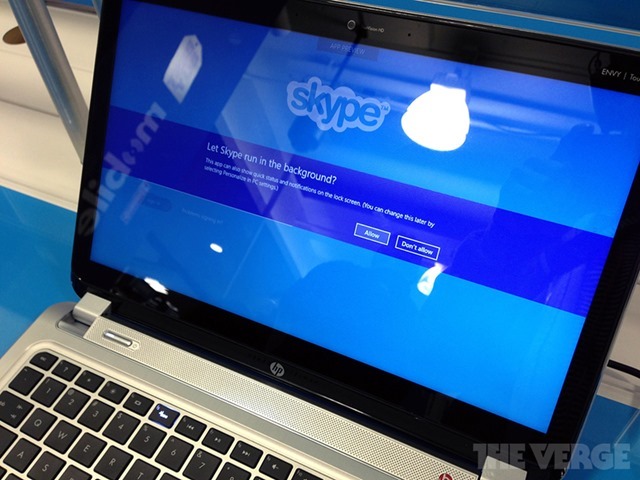 Skype for Windows 8 应用百思买店内偷跑