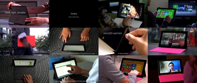 Surface 宣传片，与 Surface 幕后制作