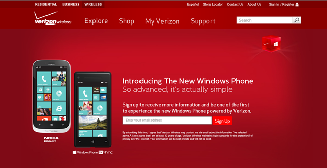 Verizon：11 月 9 日开始 Windows Phone 8 手机预订